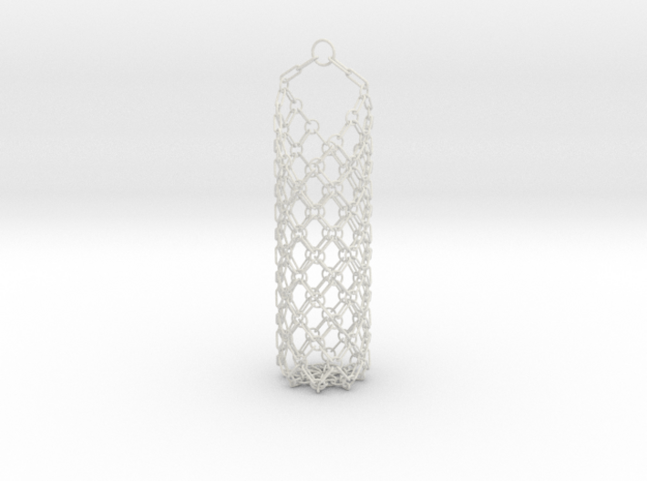Ring & Link garlic bulb hanger 3d printed 