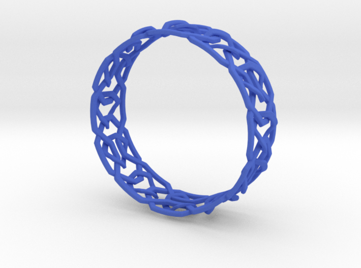  Dilly Design Interlaced Pattern Bangle 3d printed 
