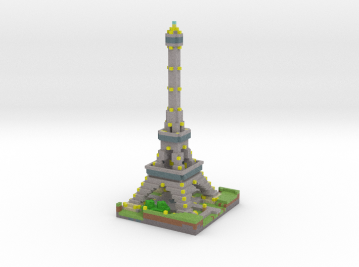 L'Effie, Vokselia's Eiffel Tower, Color $25 3d printed 