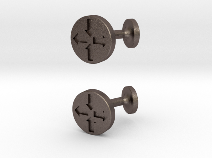 Router Puck Network Cuff Links 3d printed 