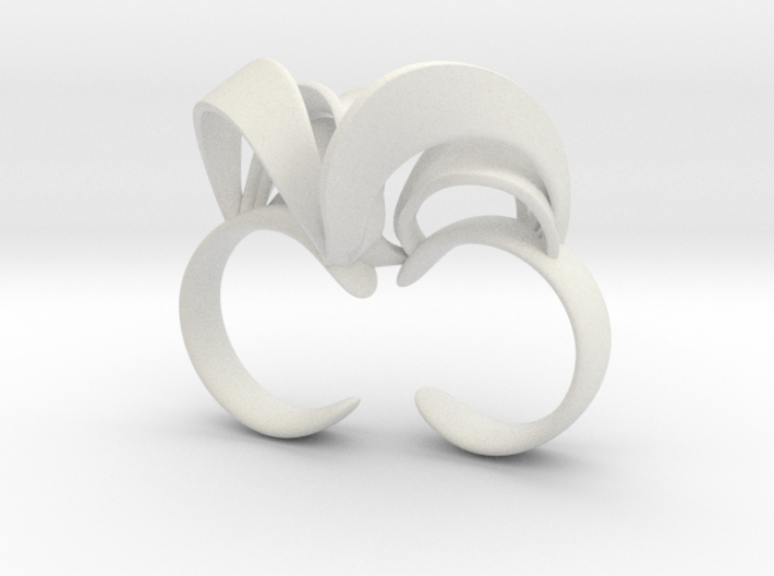 Ribbon Double Ring 6/7  3d printed 