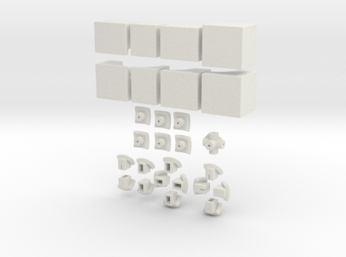 Mini Mirror Blocks v3 3d printed 