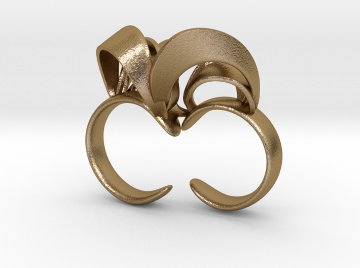 Ribbon Double Ring 8/9 3d printed 