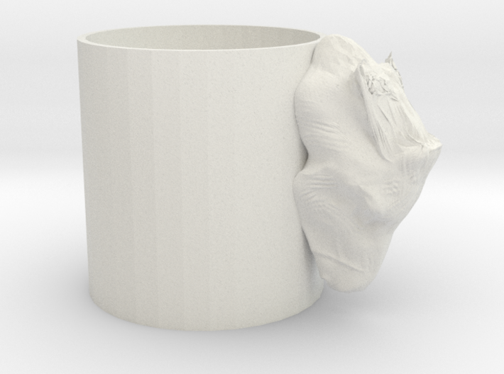 Donkey coffee cup 3d printed 