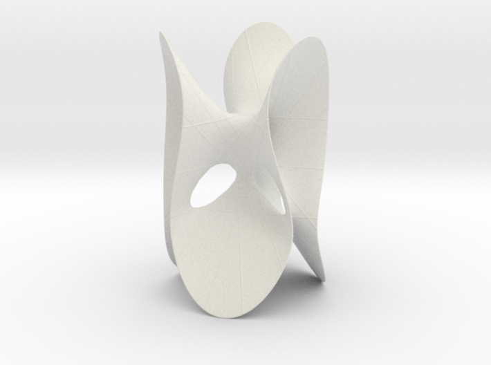Clebsch Diagonal Surface, 27 lines, 199mm (7.8in) 3d printed 