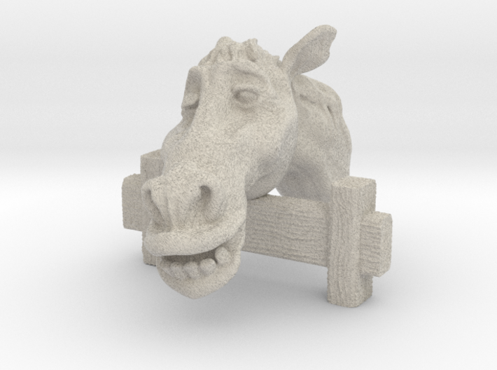 Winking Horse 3d printed 