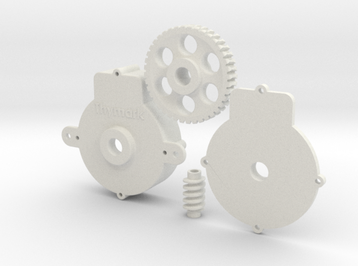 worm gearbox 15mm 3d printed 