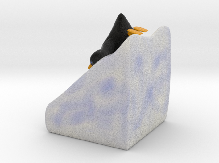 PenguinSlideColor 3d printed 