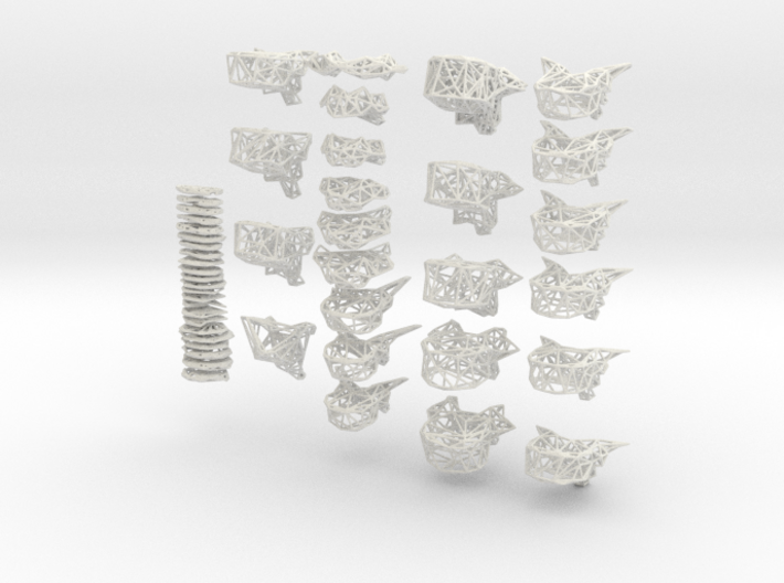 Life Size Poly Spline - Skeleton 3d printed 