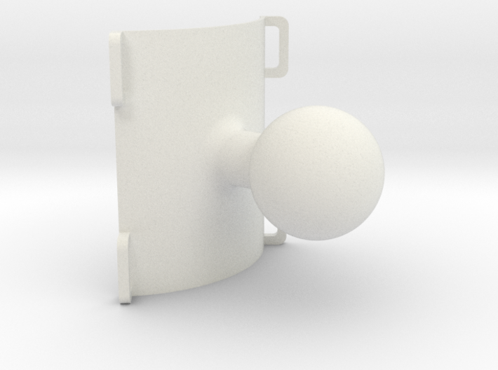 2.25" clamp solid 1" ball 90° 3d printed 