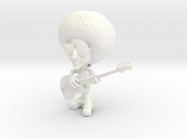 Funky Bass Player 3d printed 