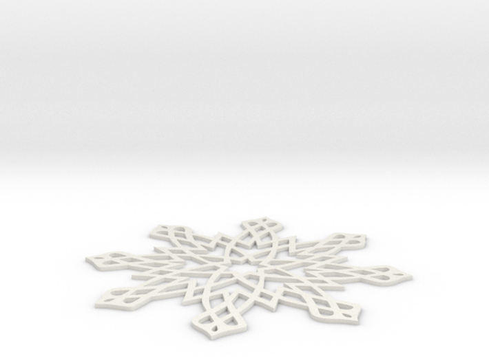 Islamic Snowflake Ornament 3d printed 