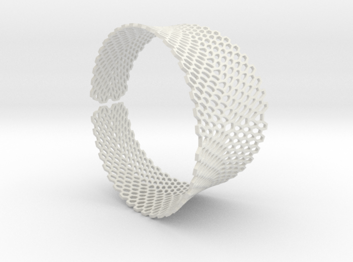 Honeycomb Bracelet  3d printed 