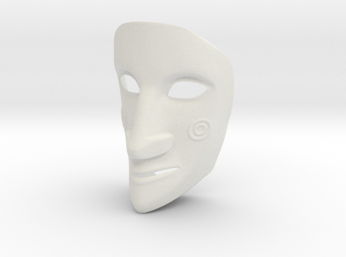 EmptyHeaded Mask (Male) 3d printed 