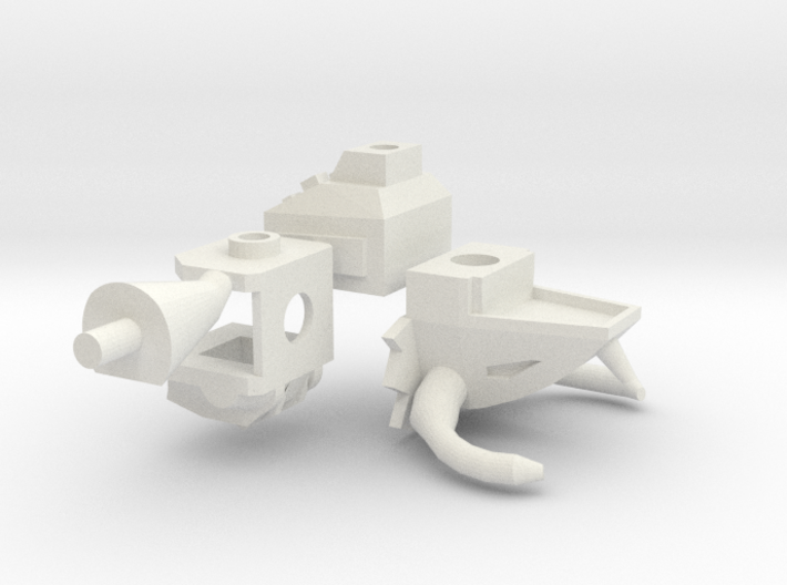 Tricerabot Upgrade Set 3d printed 