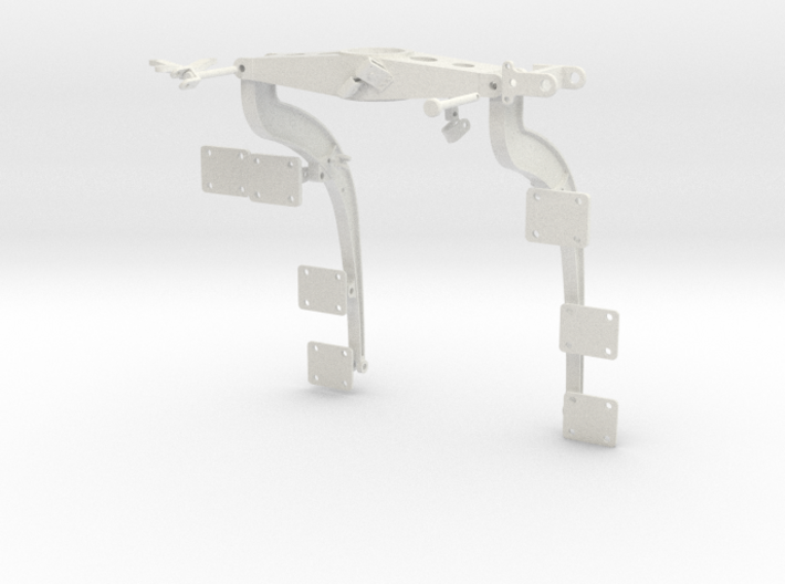 1:6 Scale HUEY - Starboard Side Support Arms 3d printed 