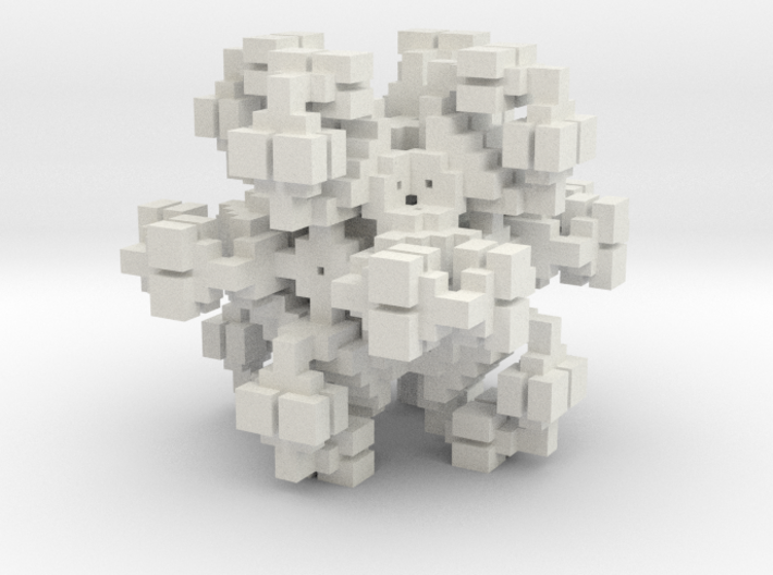 Crystal-like Cubic Complex 3d printed 