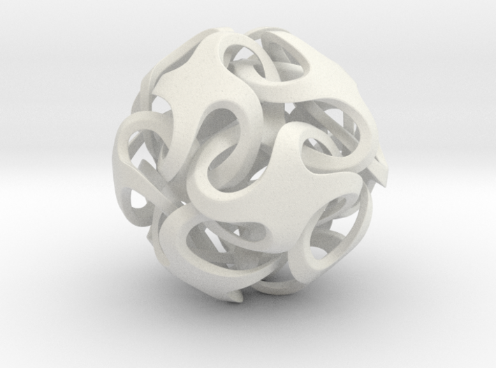 Rhombic Dodecahedron I, large 3d printed 