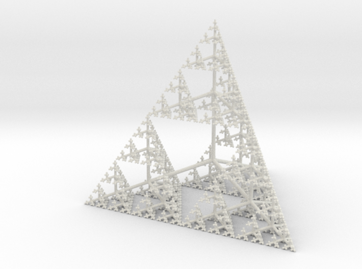 Sierpinski Tetrahedron Tree (thin branches) 3d printed 