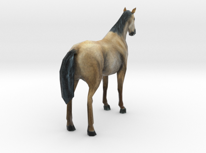 Horse Buckskin 3d printed 