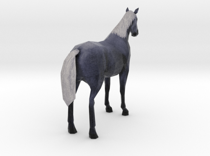 Horse Black Fancy 3d printed 