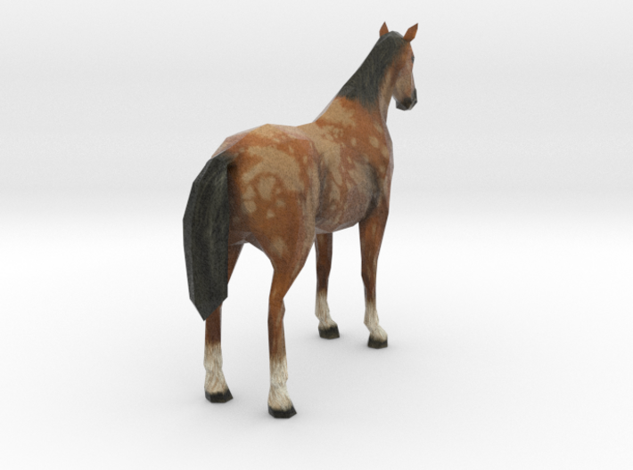 Horse Spanish Mustang 3d printed 