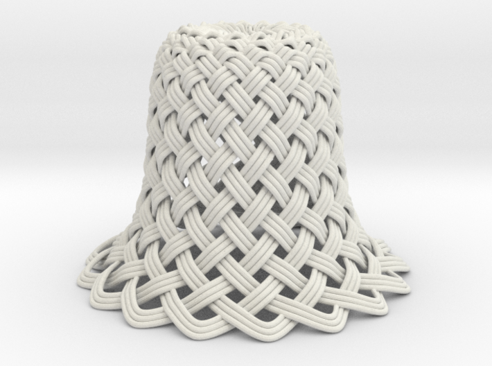 Woven Chistmas Light Bell 3d printed 