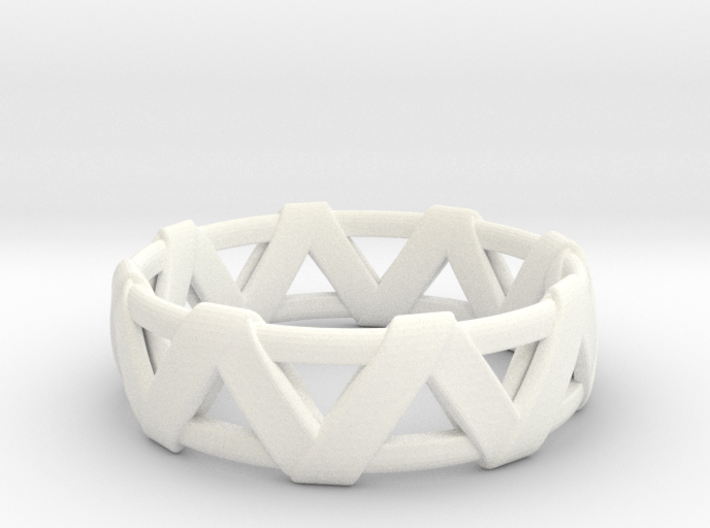 Weave Ring 3d printed 