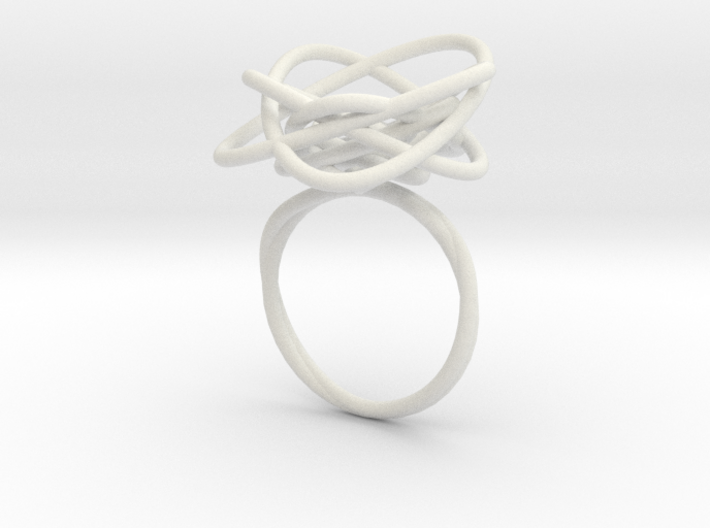 Sprouted Spiral Ring (Size 9) 3d printed 