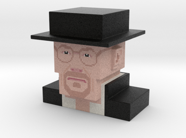 Breaking Bad Heisenberg (medium) 3d printed 