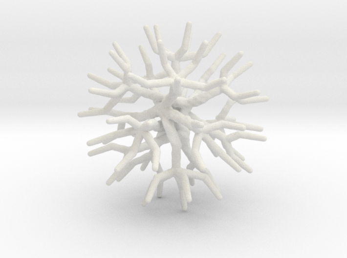 Sphere Tree 5cm (Irregular 5 with noise) 3d printed 