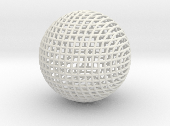 Hollow Wire Sphere V2 3d printed 