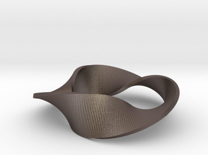 Trefoil Möbius 3d printed 