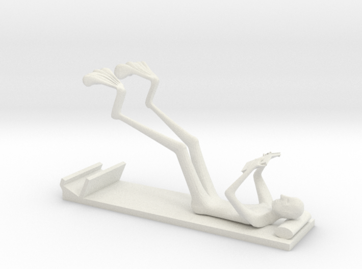 The Reading Man (stand for Iphone 5) 3d printed 