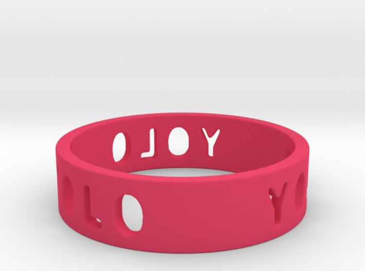 YOLO TYPE 2, Size 5 Ring Size 5 3d printed 