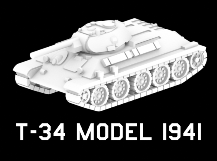 T-34 Model 1941 3d printed