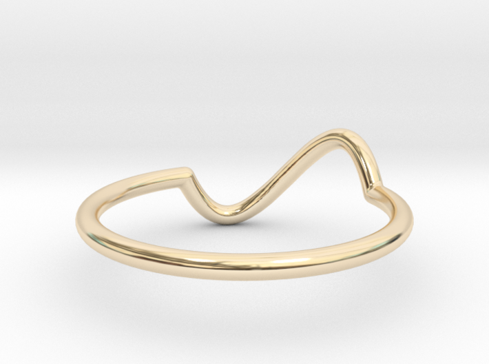 sinewave ring All sizes, Multisize 3d printed