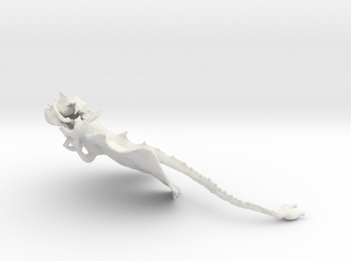  Kat Dragon Pendant 3.25" with more surface det 3d printed 