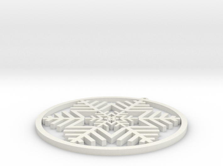Gimbal Snowflake 3d printed 