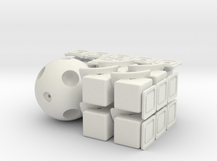 Superclick Cube 3d printed 