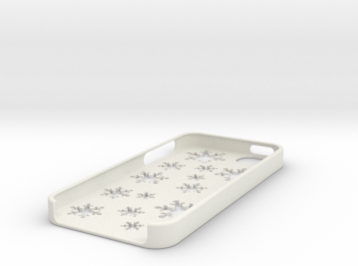 Snowflake iPhone 5 case 3d printed 