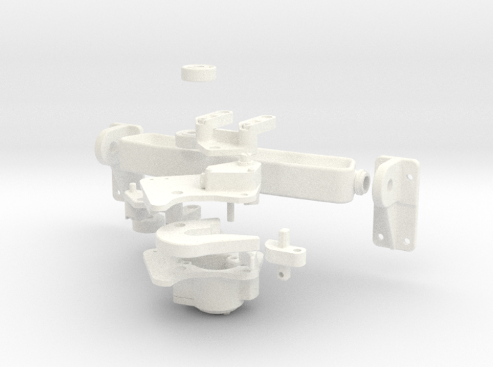 1:6 - 1:5 Scale Cargo Hook Assy Dissembled 3d printed 