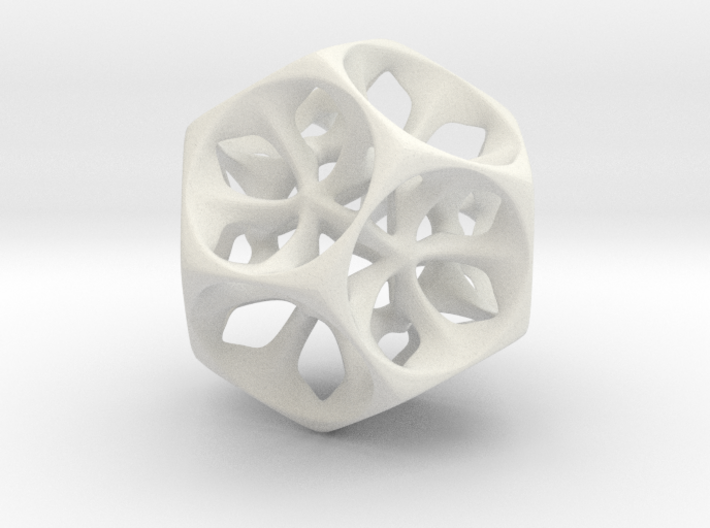 Dodecahedron XI, large  3d printed 