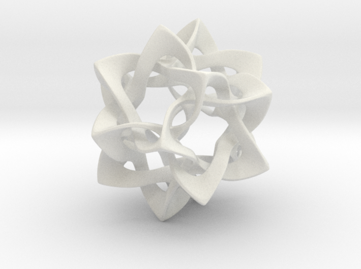 Icosahedron II, large 3d printed 