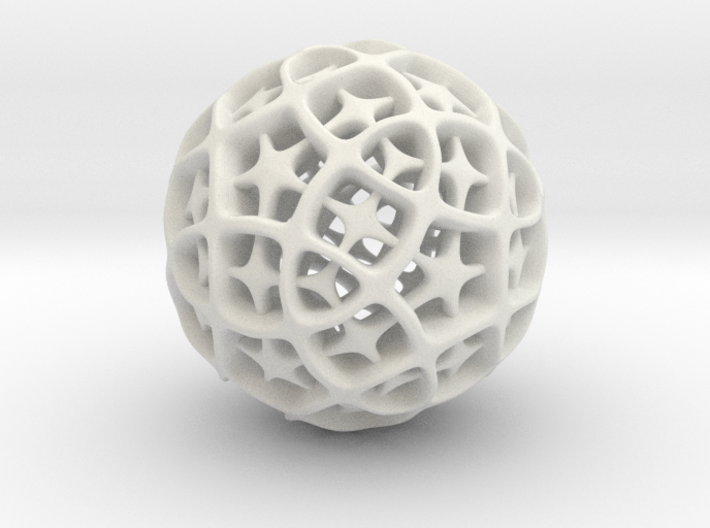 Dodecahedron XII, large 3d printed 