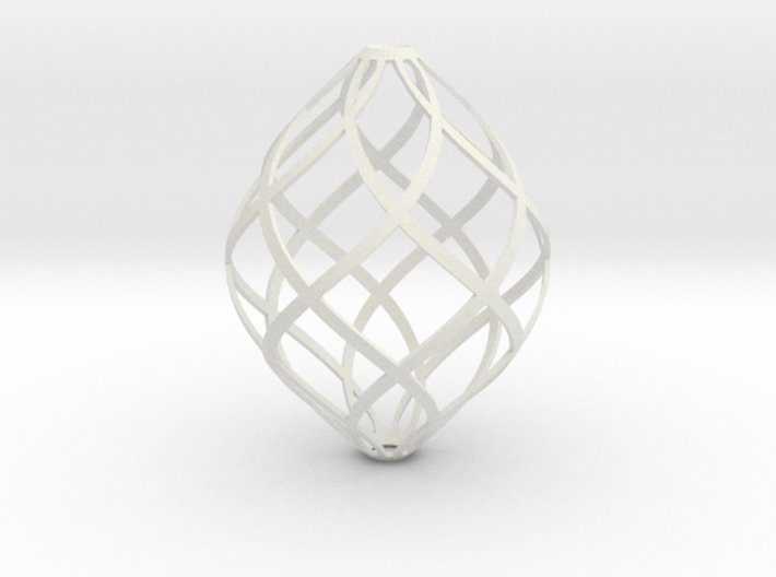 Zonohedron 3d printed 
