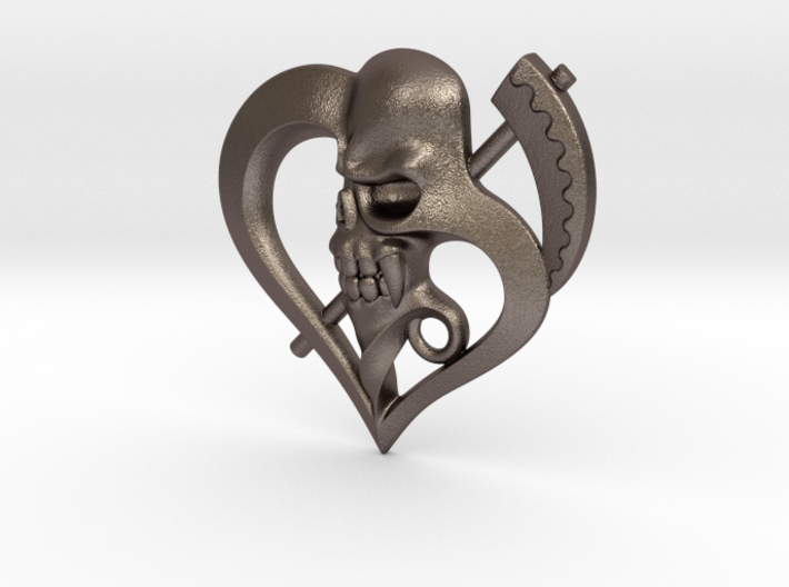 Grim Reaper heart 3d printed