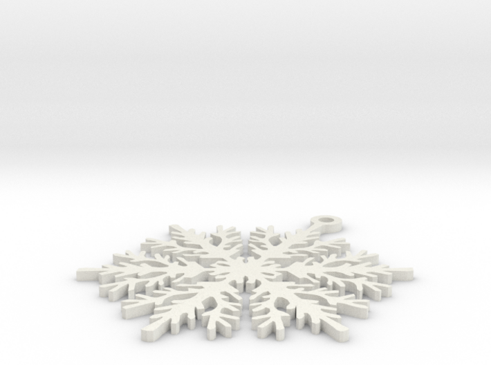 Snowflake 02 3d printed 