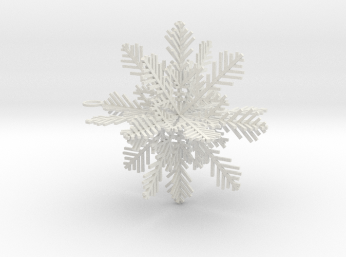 Snowflake for Decoration 3d printed 
