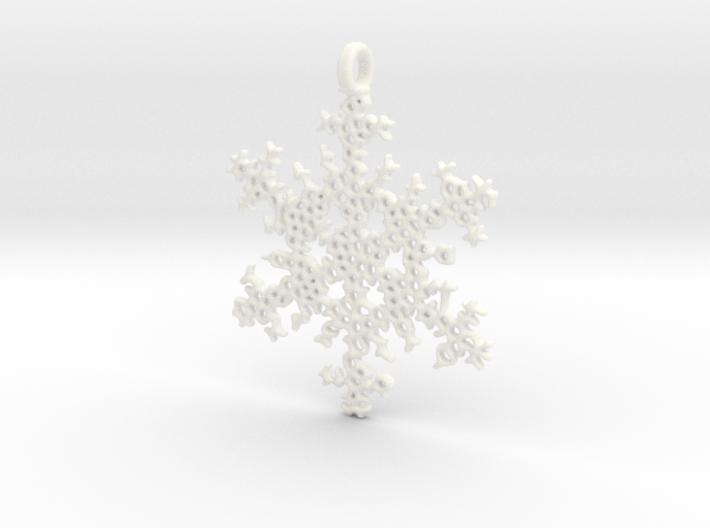 Snowflake Ornament - Radic Delicate 3d printed 